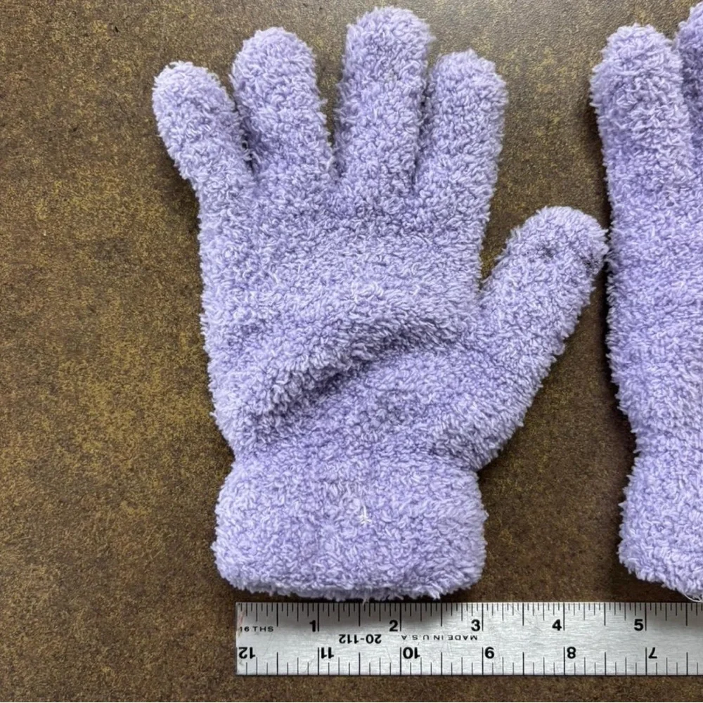 Cozy Kids' Purple Gloves